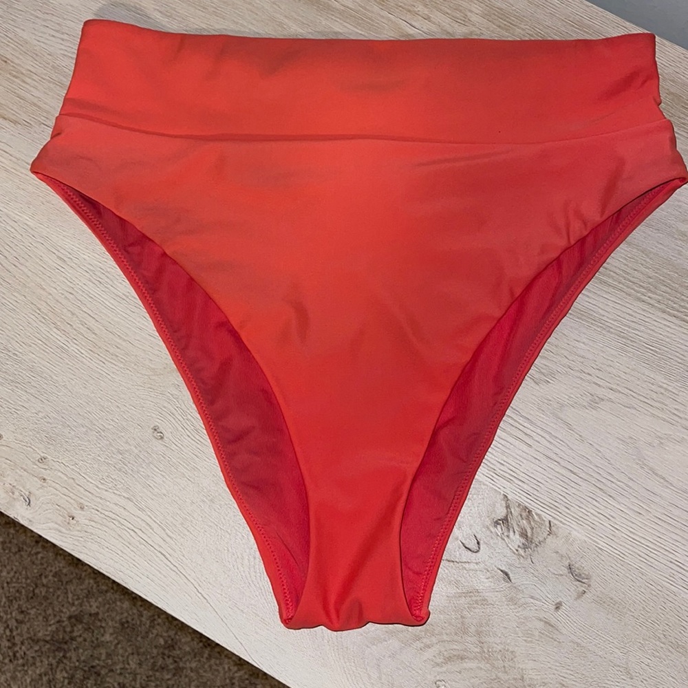 Aerie high cut & high waisted cheeky bikini bottom